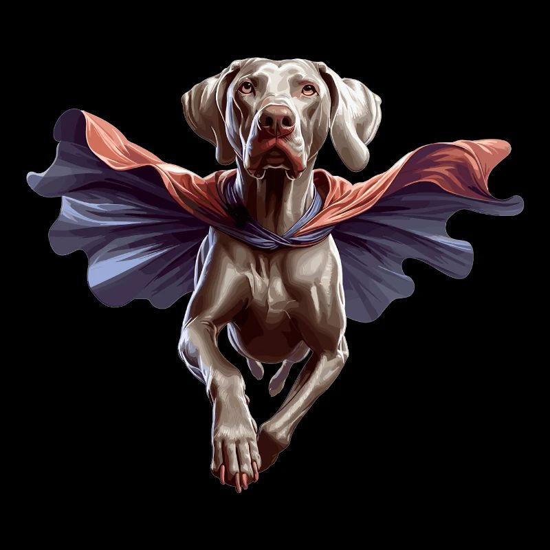 Super Hund Weimaraner Weimi Cape Umhang Geschenk