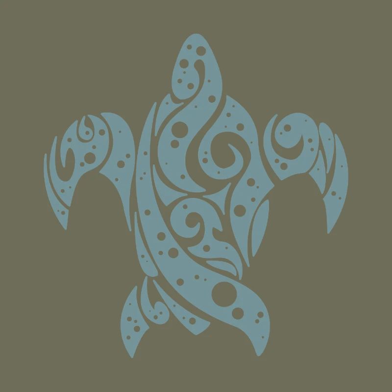 Blue Turtle Tattoo