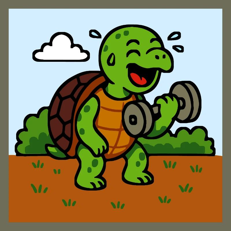 Funny Turtle Comic