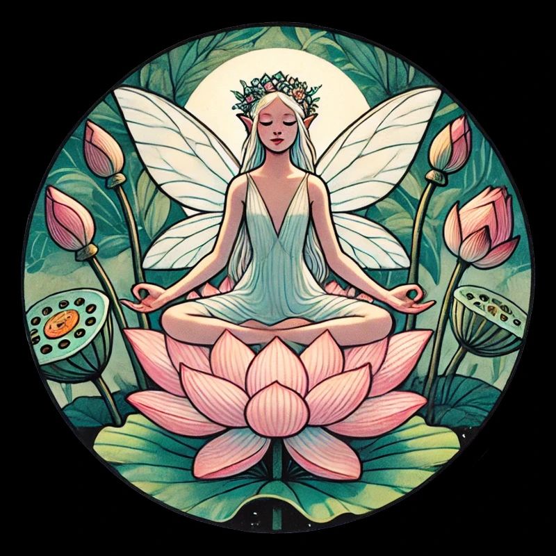 Méditation de la fée du lotus