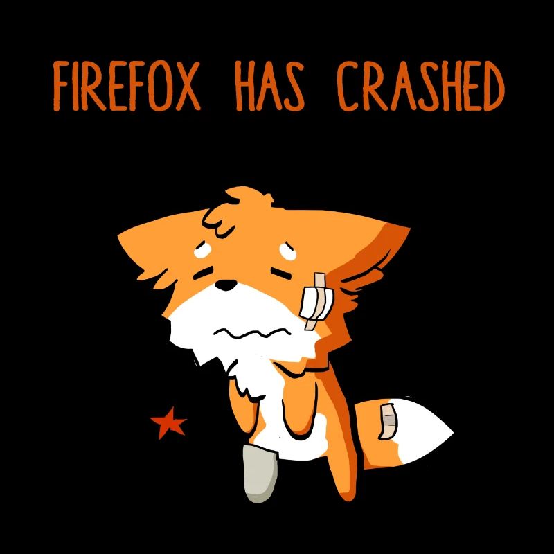 Firefox has crashed funny