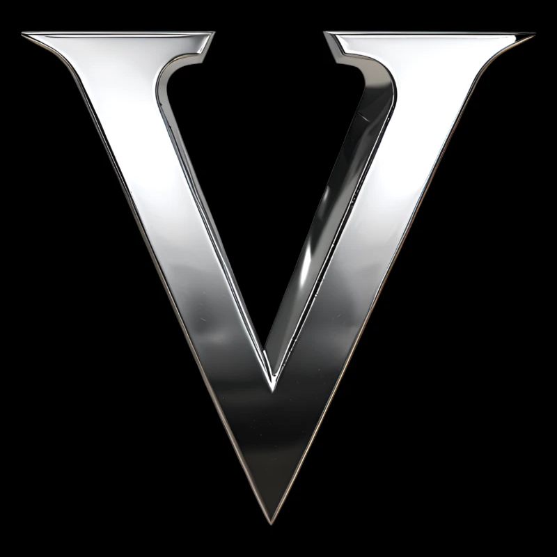 Chrome ,, V " Metallic