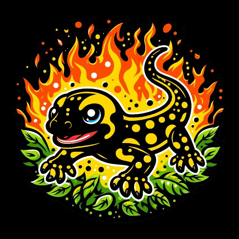 Fire salamander