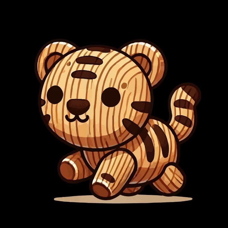 Wooden Tiger
