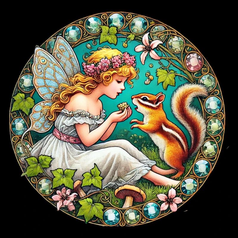 Streifenhörnchen-Fee