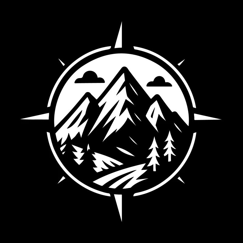 Berge Kompass