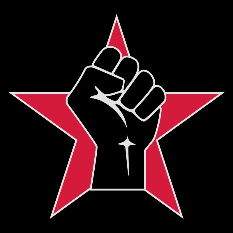 Raised Fist Logo 2 (Vector)