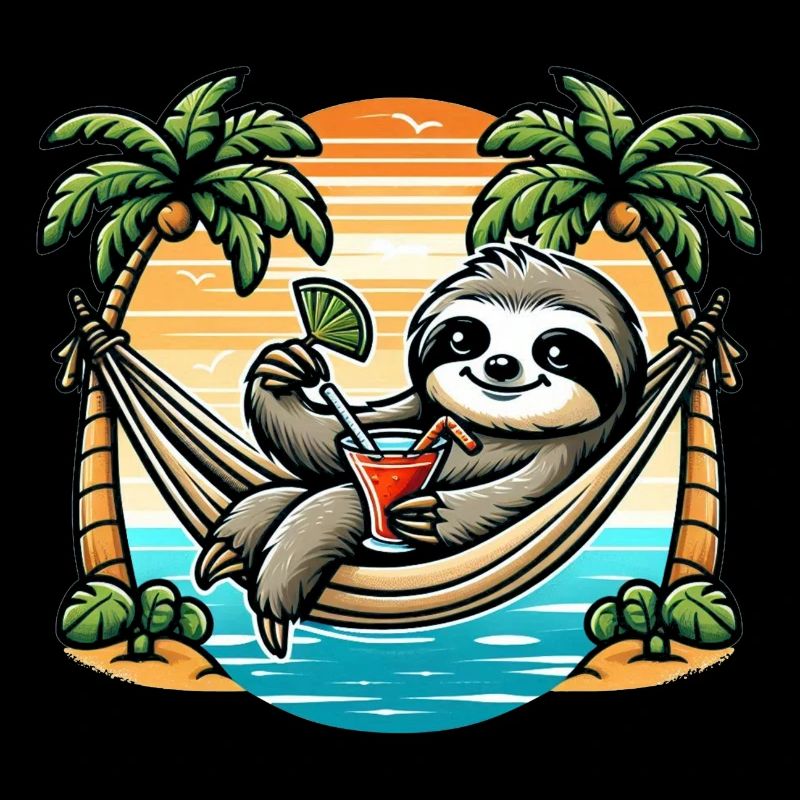Sloth in hammock