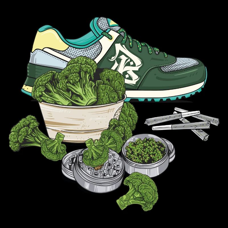 Sneaker (grün) // Illustration