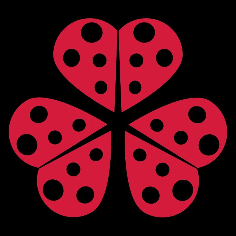 Moitié petite conception de coccinelle