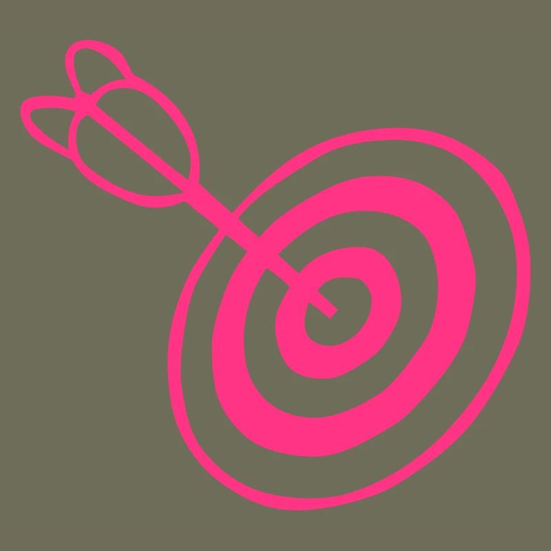 cible fleche flechette mille centre
