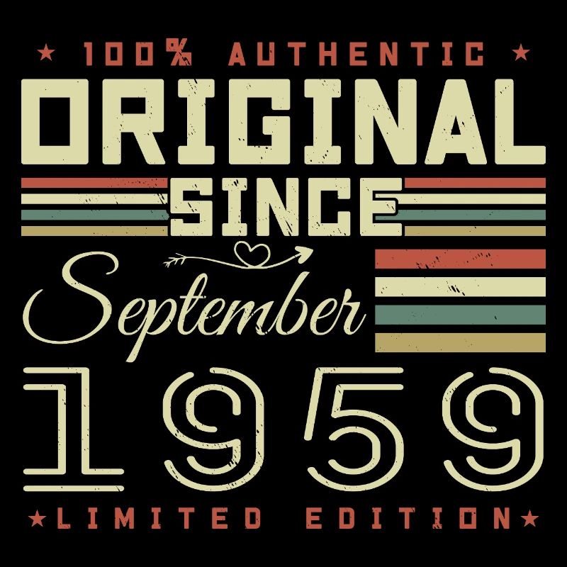 September 1959 September 66th Anniversary Limited Edition
