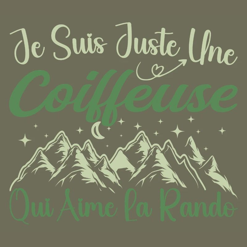 Coiffeuse aventurier passionnée de Randonnée cadea