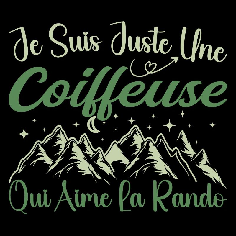 Coiffeuse aventurier passionnée de Randonnée cadea