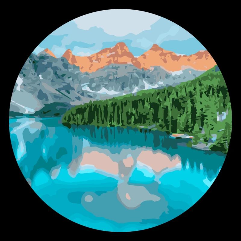 Berge und See
