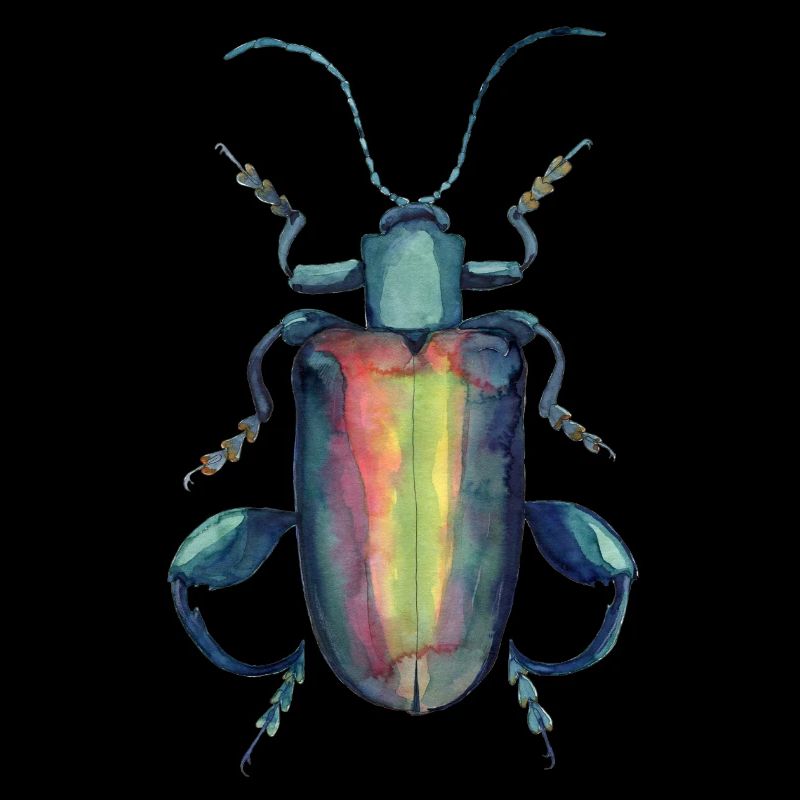 kaefer mit kräftigen Oberschenkeln