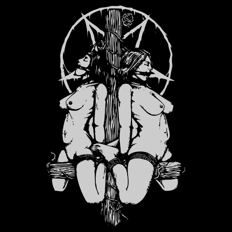 666 Pentagramme sataniste couché piégé
