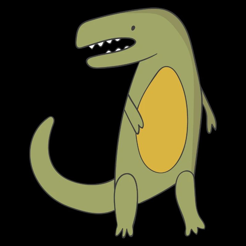 Gift Dinosaur Fossil Kawaii Trex Comic Dino