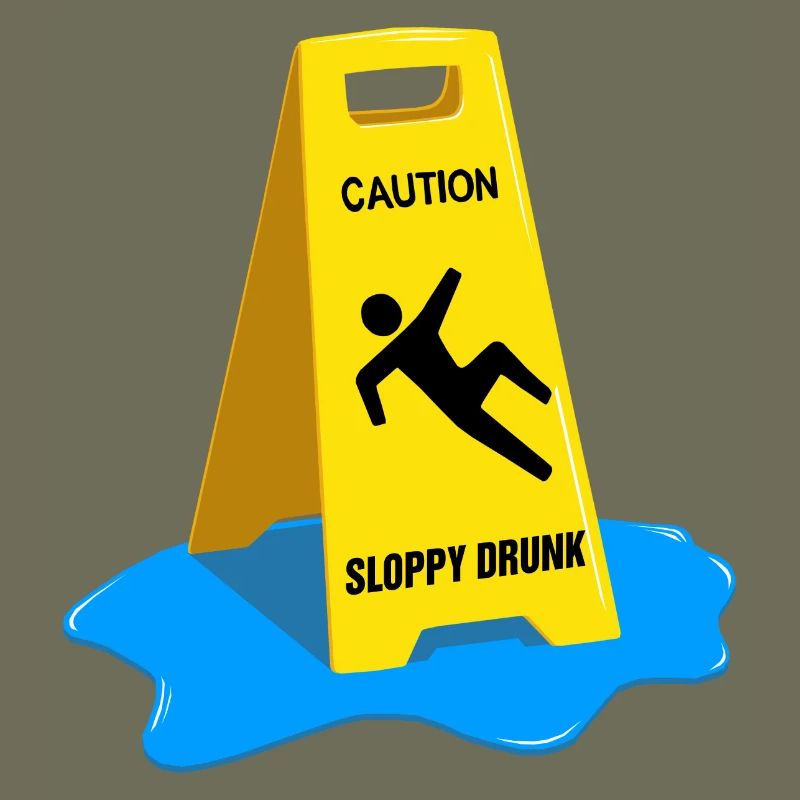 Caution Sloppy Drunk