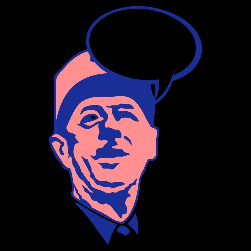 General de Gaulle face bubble leader