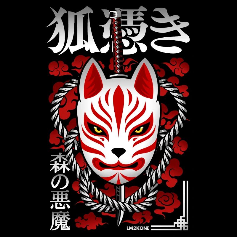 Japan Kitsune - Démon de la forêt