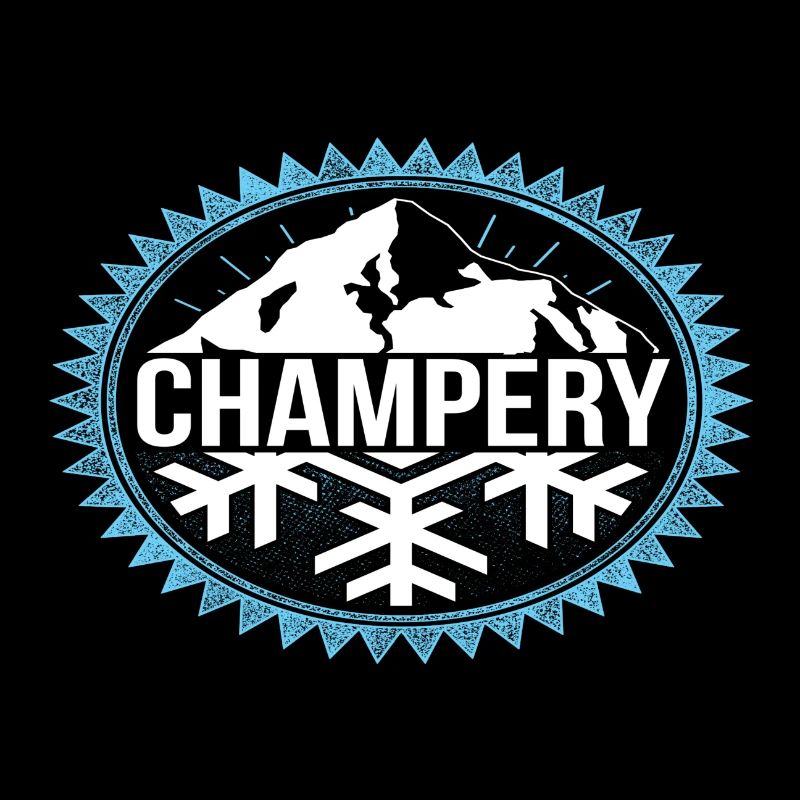 Champery montagnes d'hiver