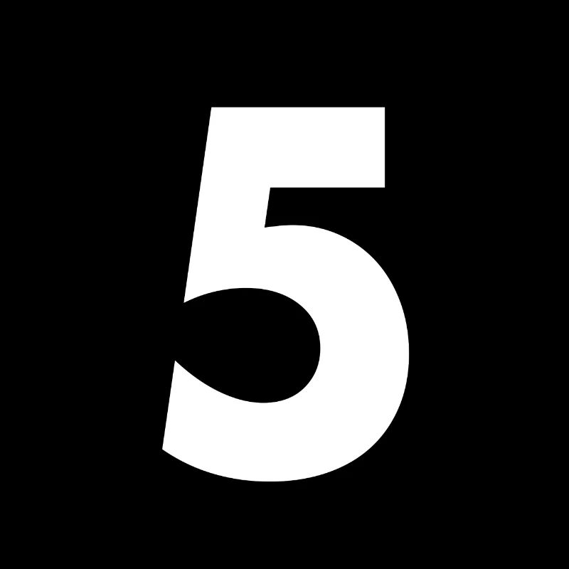 Numéro 5, numéro 5, cinq, cinq, cinq Numéro cinq