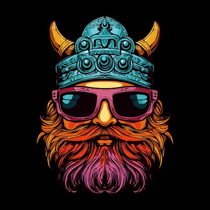 Viking Head Party Warrior
