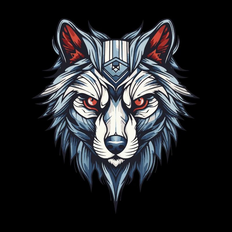 Portrait de loup