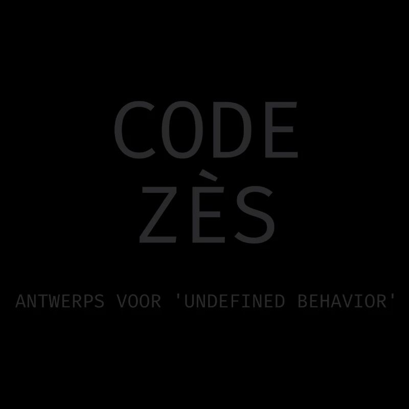 Antwerp: "Code Zès!" – Tech Dialect Shirt