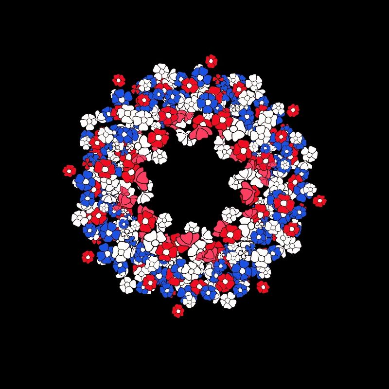 fleur fleurs fleurs fleurs couronne