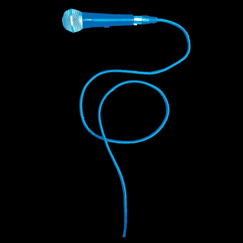 Mikrofon blau