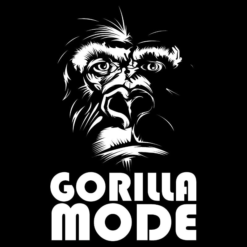 gorille icône de mode icône de logo d’illustration de singe