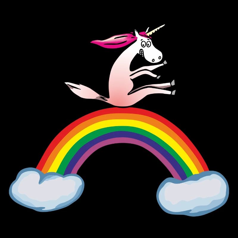 Unicorn on rainbow