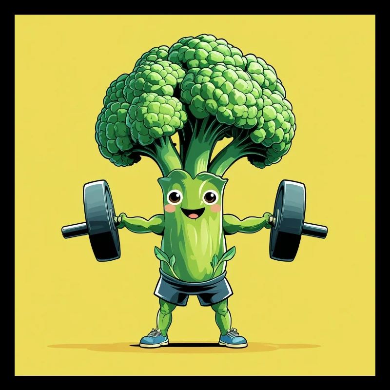 Centrale de brocoli sain