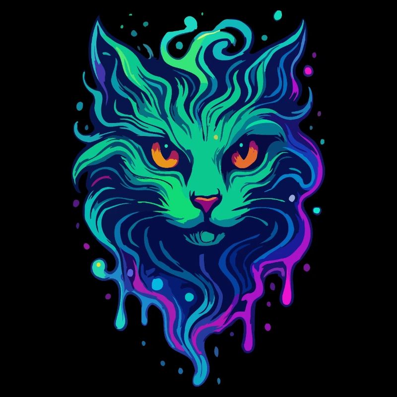 Neon Katze