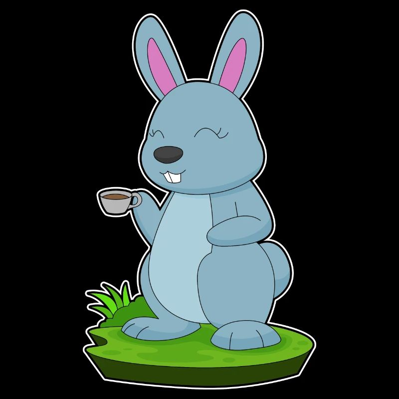Tasse à café lapin