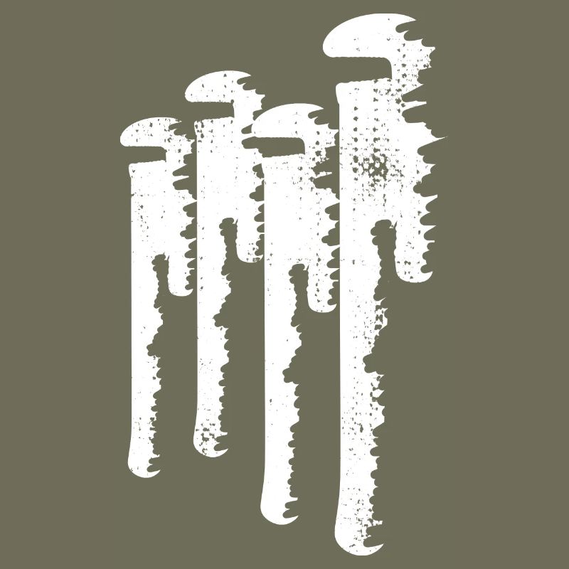 Dessin de clé à pipe à eau