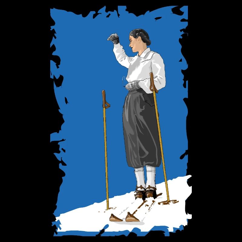 La mode du ski à l’ancienne