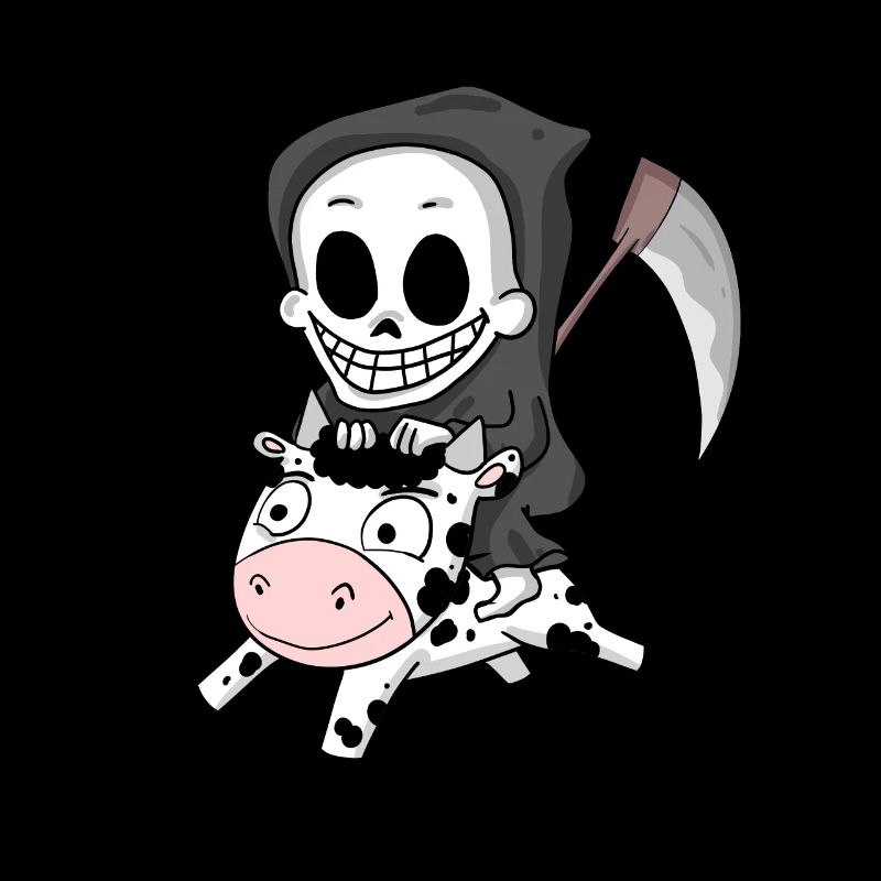 Grim Reaper Cow