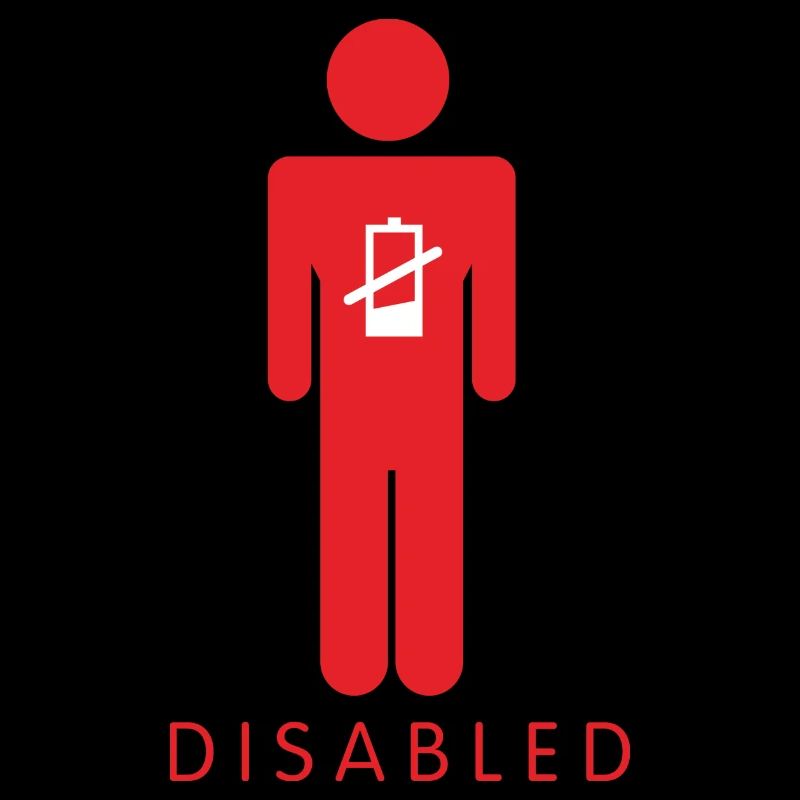 Disabled Battery Male