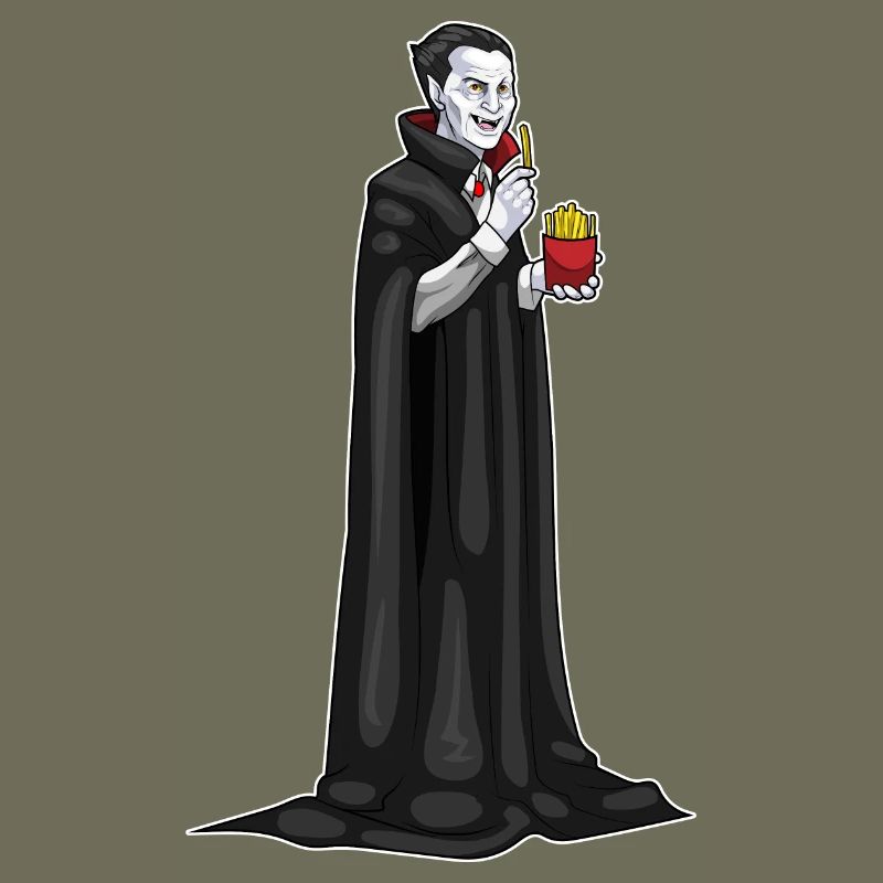 Frites d’Halloween vampire