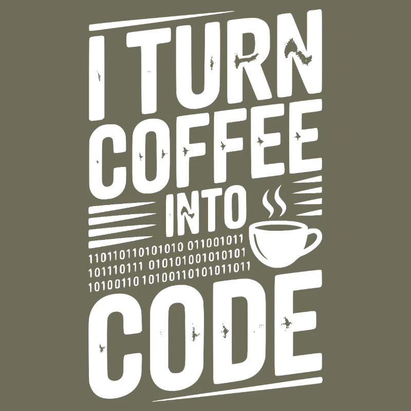 Je transforme le café en code