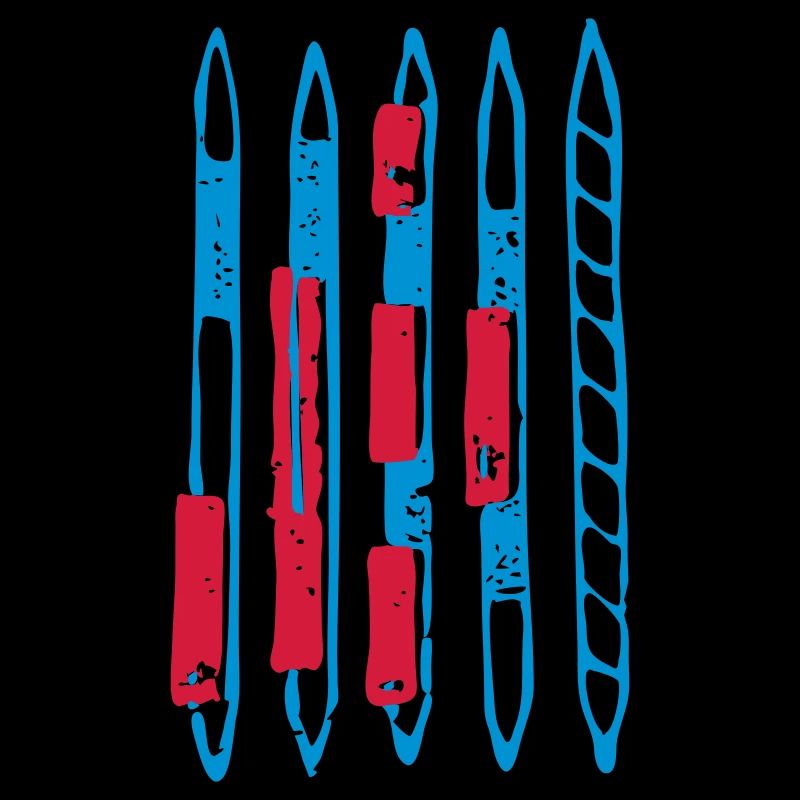 Blue-red sticks, Mikado