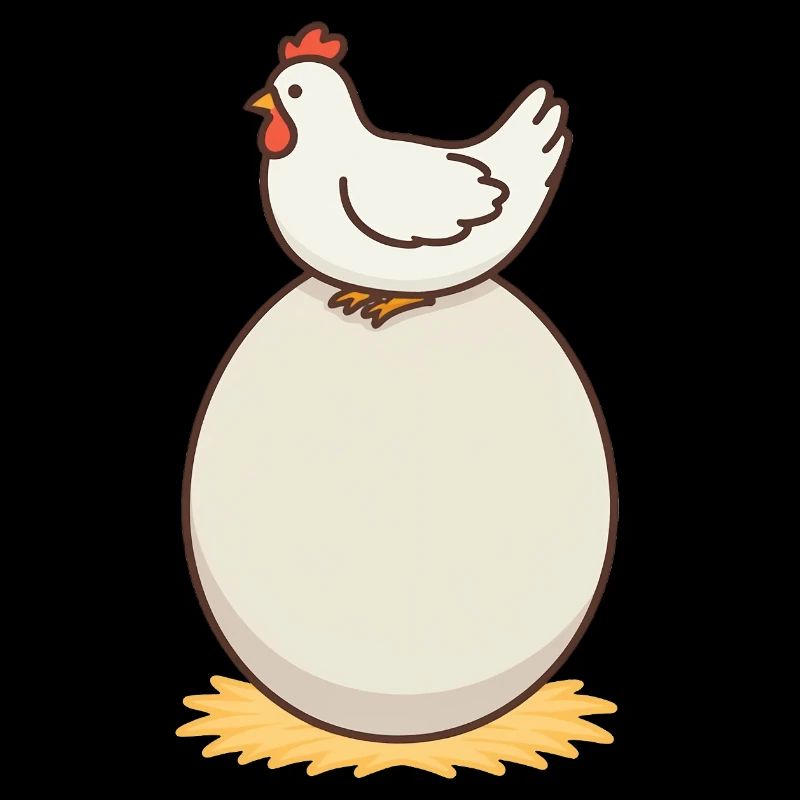 Poulet et œuf