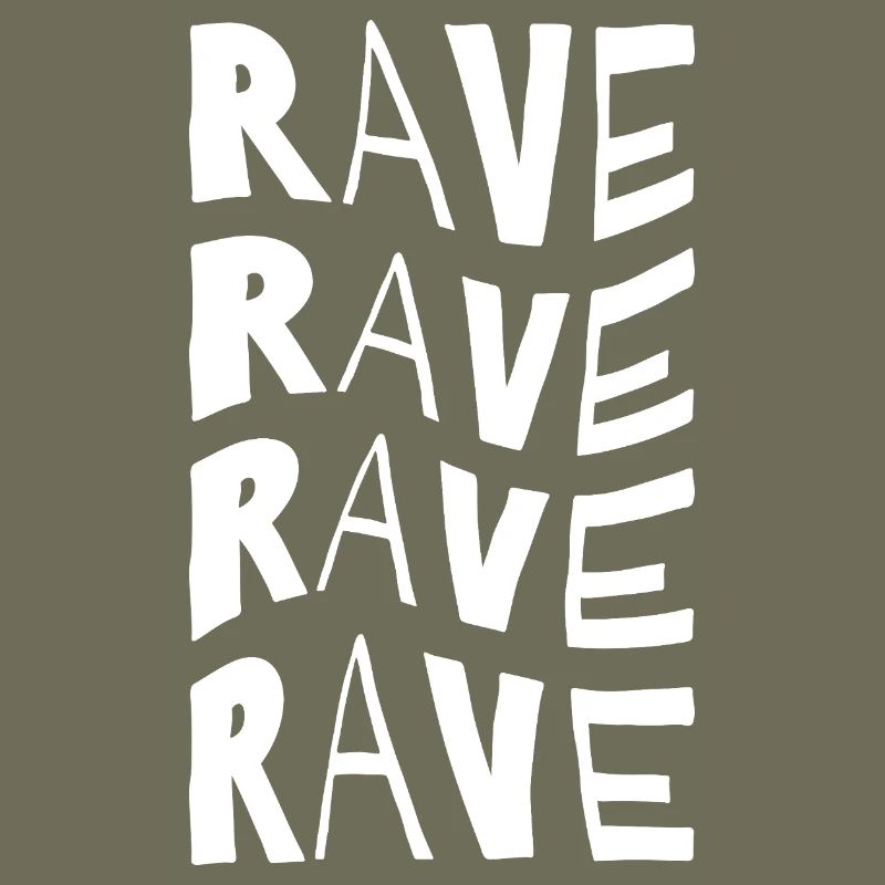 Typographie Rave Repeat
