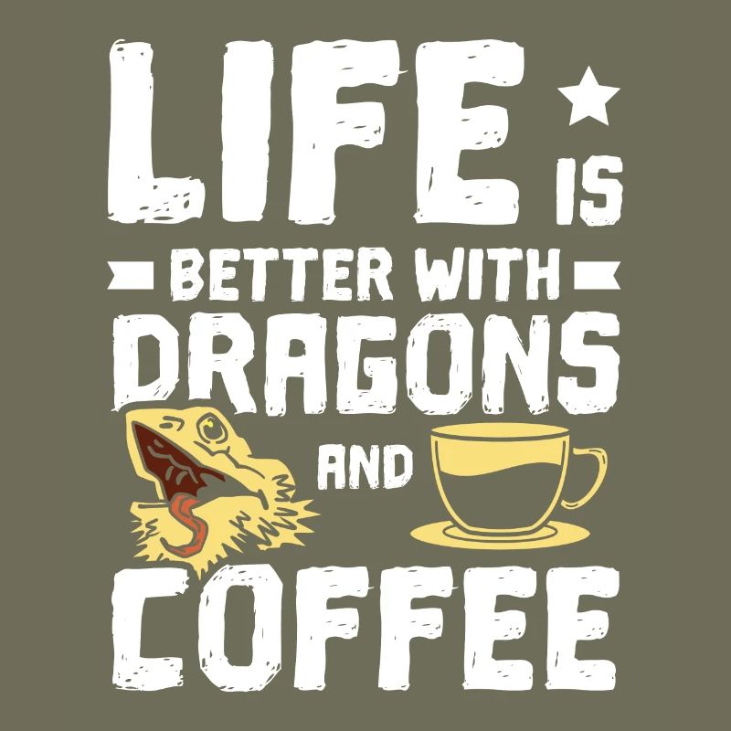 Life is better with bearded dragons and coffee