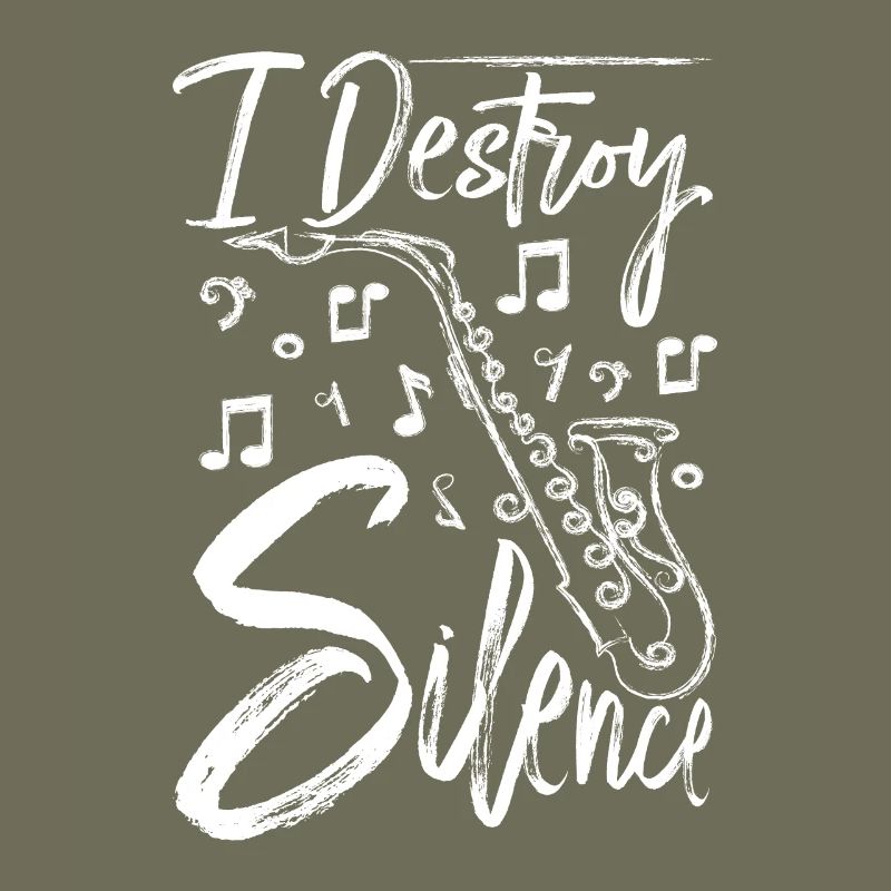 I destroy silence saxophonist