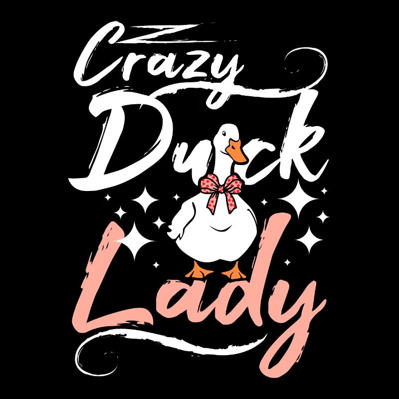 Dame canard folle