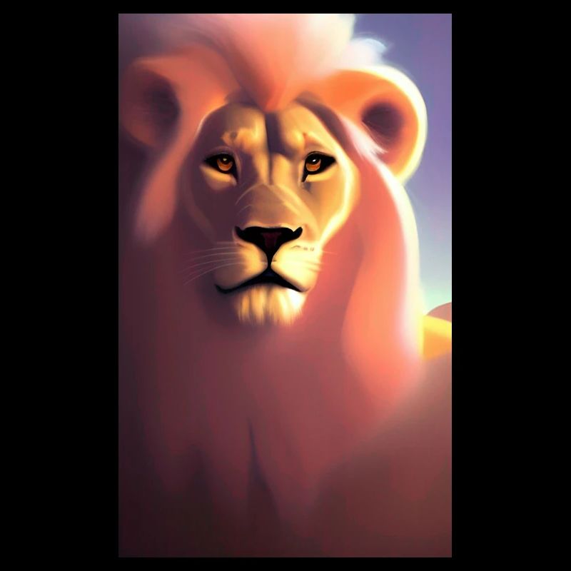 Dessin animé d’une lionne queer